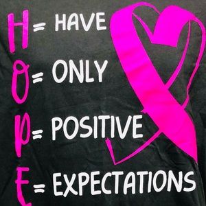 HOPE HAVE ONLY POSITIVE EXPECTATIONS MEDIUM Medium size